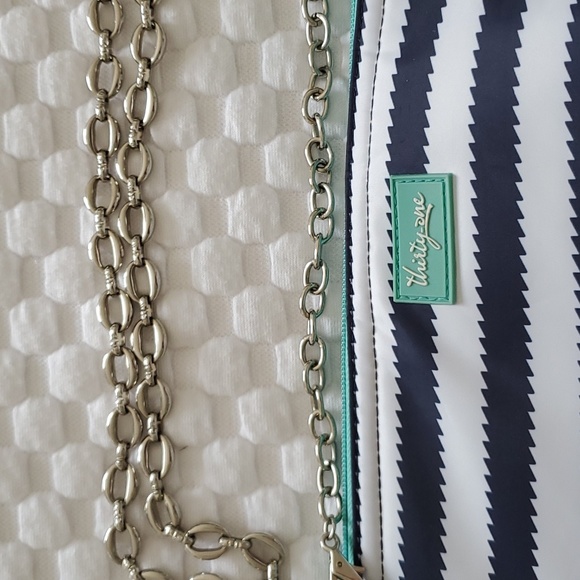 Thirty one upcycle crossbody navy and white - Picture 9 of 16
